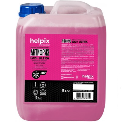 Антифриз рожевий 5л G12 HELPIX