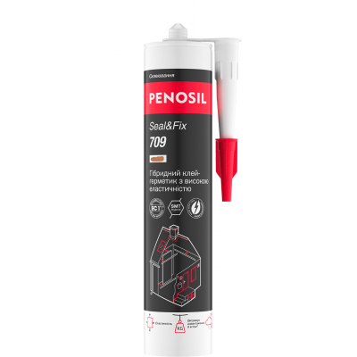 Клей-гермет.гібрид.коричн.Seal&Fix 290ml 709 PENOSIL