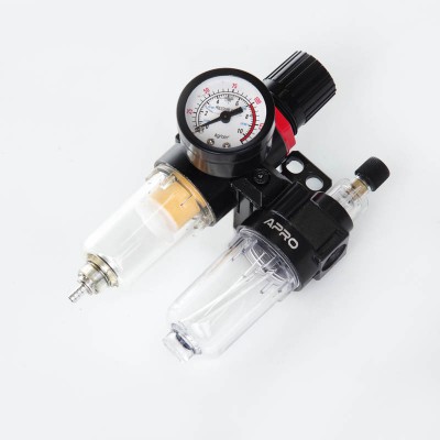 Блок підготовки повітря в зборі 1/4" 500л/хв 850112 APRO Блок підготовки повітря в зборі 1/4" 500л/хв 850112 APRO