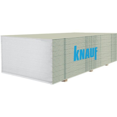 Гіпсокартонна плита звичайна Knauf 9.5x1.2x2 (2.4м2)
