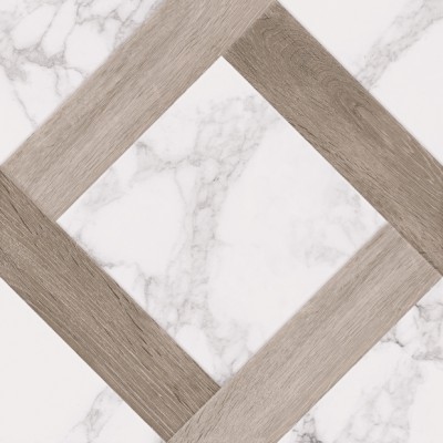 Плитка 400х400х8 MARMO WOOD Grate СОРТНА Білий 4V0883 GT