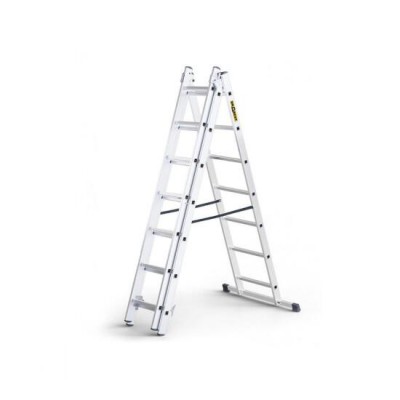 Драбина алюмінієва 3х7 сходинок HL307 HOBBY LINE Драбина алюмінієва 3х7 сходинок HL307 HOBBY LINE