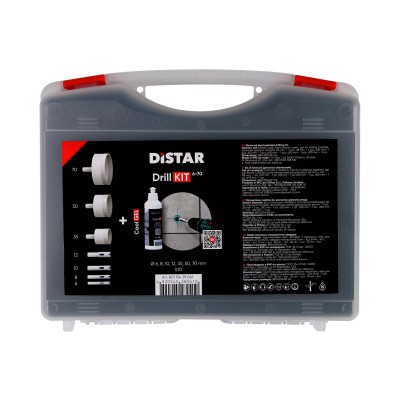 Набір свердл DrillKIT 6-70+CoolGEL 89568442140 DISTAR