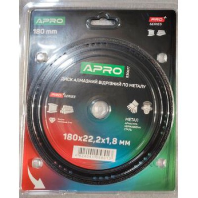 Диск алмаз. ГЛАДКИЙ 180 метал PRO 830077 APRO