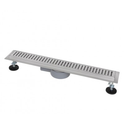 Лінійний трап з решіткою 600мм IT03-FT10/600 Brushed nickel 360° ITAL Лінійний трап з решіткою 600мм IT03-FT10/600 Brushed nickel 360° ITAL