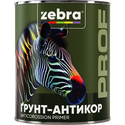 Грунт-Антикор ПФ-010М 0,8кг.1117 017P Сірий PROF ZEBRA