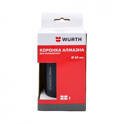 Коронка алмаз.залізобетон 68мм 5Т 166663568 WURTH