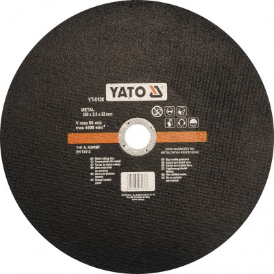 Диск відрізний мет. 350х3.5х32 YT-6136 YATO