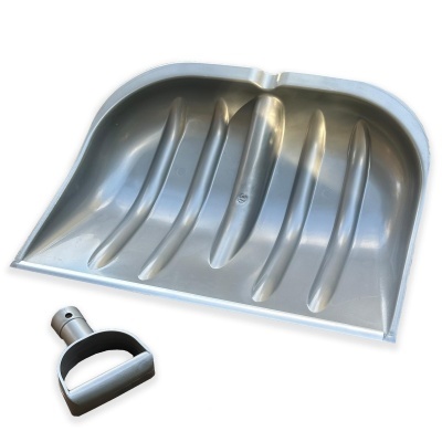 Лопата снігова пластикова 490*405мм без держака WoffMann