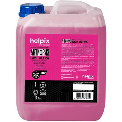 Антифриз рожевий 10л G12 HELPIX