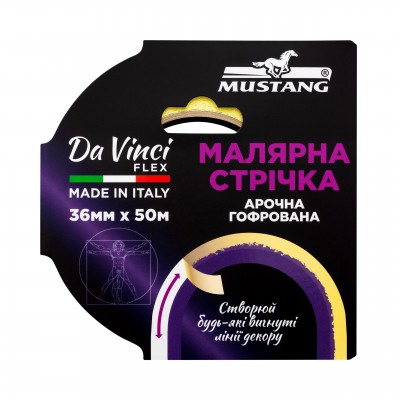 Стрічка мал.арочна гофр.38мм*50м Da Vinci Flex ITYP3650F MUSTANG