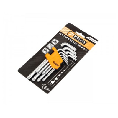 Ключ набір TORX 9шт корот 25-007 POLAX
