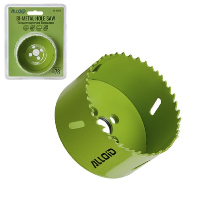 Коронка Bi-metal 78мм HS-30078 ALLOID