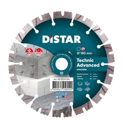 Диск алмаз. SEGMENT 180 14315347014 Technic Advanced DISTAR