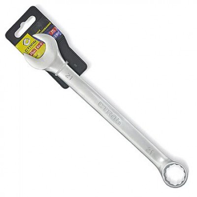 Ключ ріжково-накидний 21мм 48446 Сатин СТАЛЬ