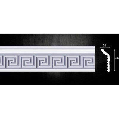 Плінтус стельовий 2,0м 726 OPTIMA DECOR