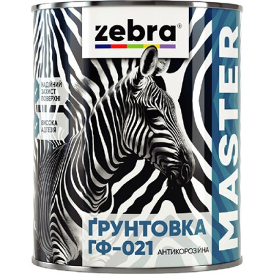 Грунт ГФ-021 2,8кг.11 Матовий білий ZEBRA