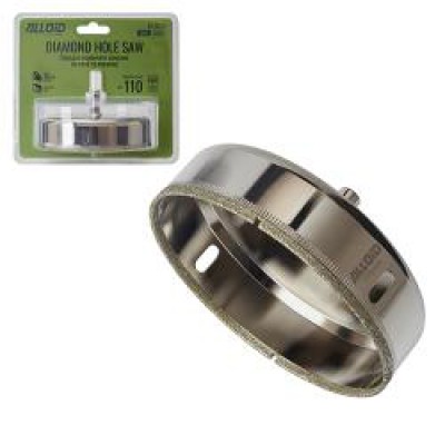 Свердло по склу та плитці трубчате з алм.напил.110мм GS-50110 ALLOID Base