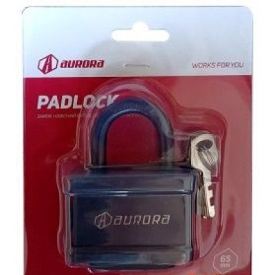 Замок навісний обгум. 55мм 840055 AURORA