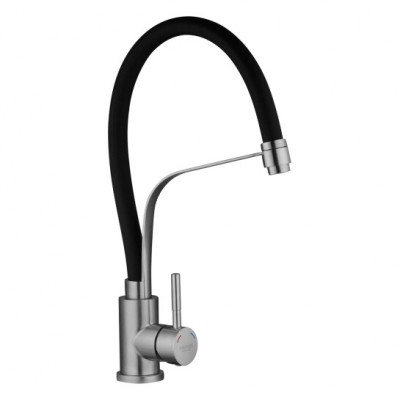Змішувач для кухні нержавійка Edelstahl Klassisch-ESG03593BLK KRONER