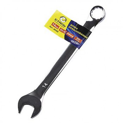 Ключ ріжково-накидний 14мм 48460 СТАЛЬ