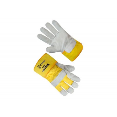 Рукавички комбіновані БП/біла шкіра 69065 Fenix SEVEN