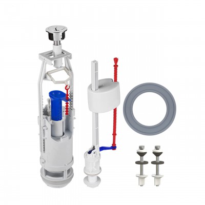 Випускний комплект, клапан нижній підвід подвійний злив АБк2-12 SoloPlast