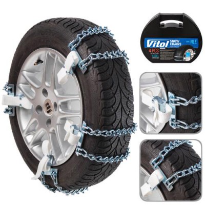 Ланцюги на колеса MODEL 3 розмір NLE-14 (4шт.) пласт.бокс VITOL