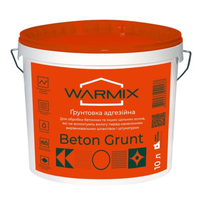 Грунт кварц. Бетон-контакт Beton Grunt G704 10л(15кг) WARMIX