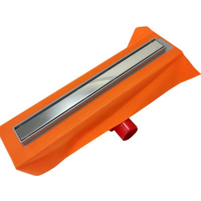 Лінійний трап з реш.500 сірий Thin MesaTeknik