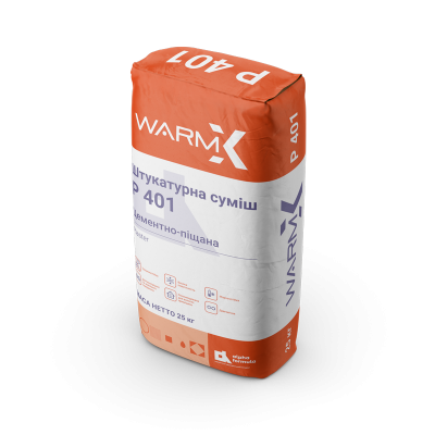 Штукат цементна P401 Plaster 25кг WARMix