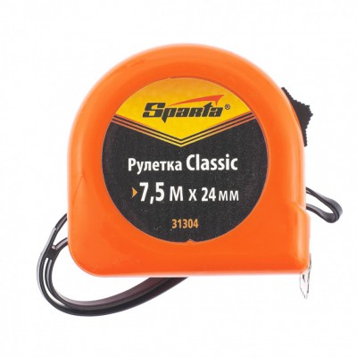 Рулетка 7,5м*24мм CLASSIC 31304 SPARTA