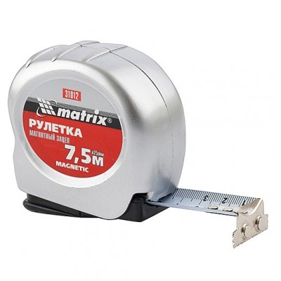Рулетка 7,5м*25мм MAGNETIC 310129 MTX