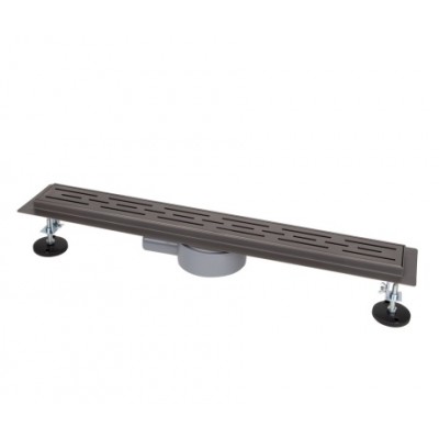 Лінійний трап з решіткою 800мм IT03-FT01/800G Gun GREY (сірий) 360° ITAL Лінійний трап з решіткою 800мм IT03-FT01/800G Gun GREY (сірий) 360° ITAL