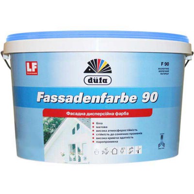 Фарба фасадна F90 14кг DUFA