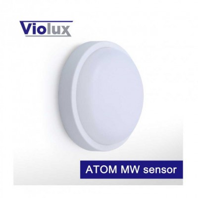 Світильник LED коло 12Вт 5000 IP54 200060 АТОМ MW sensor VIOLUX