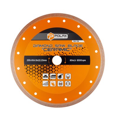 Диск алмаз. TURBO 230 CERAMIC 54-116 POLAX