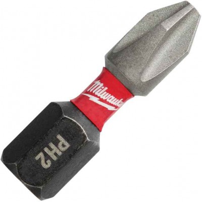 Біта PH2*25мм (1шт) Shockwave MILWAUKEE