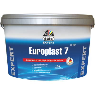 Фарба інтер.DE107 лат.напівмат.Europlast 7 10л DUFA