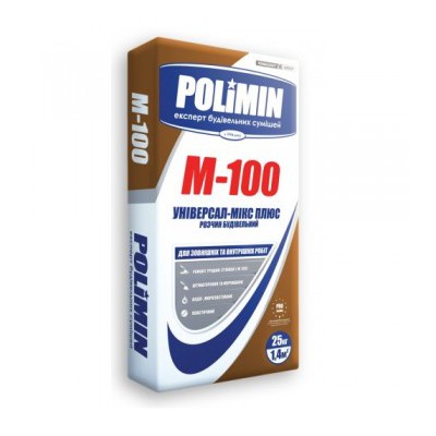 Розчин будів.M-100 25кг POLIMIN