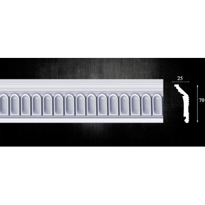 Плінтус стельовий 2,0м 710 OPTIMA DECOR