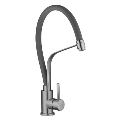 Змішувач для кухні нержавійка Edelstahl Klassisch-ESG03593GRA KRONER