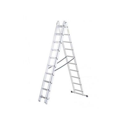 Драбина алюмінієва 3х10 сходинок HL310 HOBBY LINE Драбина алюмінієва 3х10 сходинок HL310 HOBBY LINE