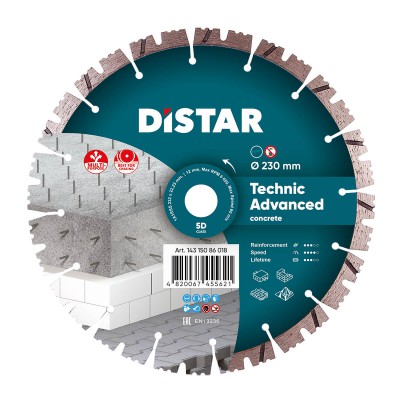 Диск алмаз. SEGMENT 232 14315086018 Technic Advanced DISTAR
