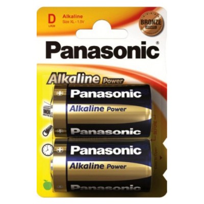 Батарейка ALKALINE POWER D LR20 (уп 2шт) PANASONIC