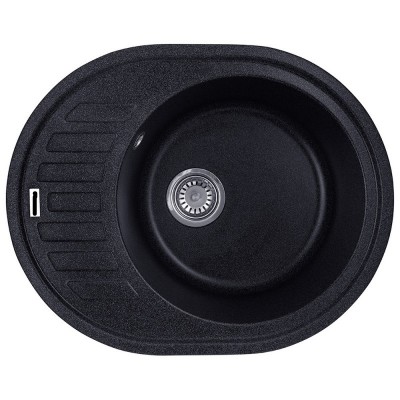 Мийка гранітна 6250 Soul чорна матова VALENSO Мийка гранітна 6250 Soul чорна матова VALENSO