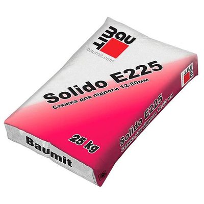 Суміш для стяжки Solido Е225 25кг BAUMIT
