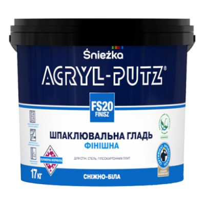 Шпаклівка фінішна акрилова 17кг ACRYL-PUTZ SNIEZKA