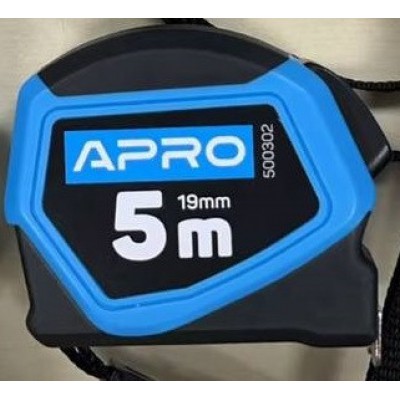 Рулетка 5м*19мм гума автост.500302 APRO