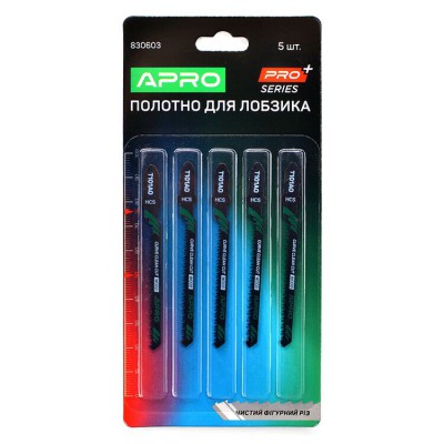 Полотна електролобзика (уп 5шт) Т101AO 830603 APRO